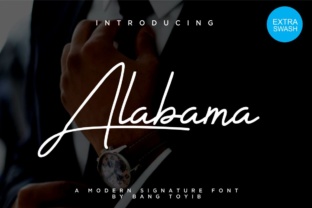 Alabama: A Premium Script Typeface for Modern Web Design
