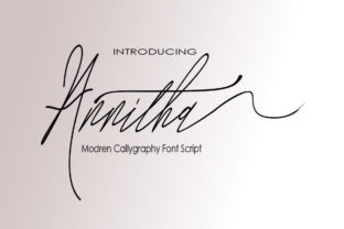 Annitha: The Modern Script Typeface for Handmade Branding