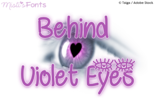 Behind Violet Eyes: The Handwritten Typeface That Transforms Brand Identity