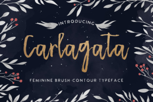 Carlagata: A Handwritten Typeface for Editorial Design