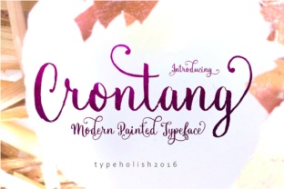 Crontang: The Script Font That Elevates Your Brand Identity