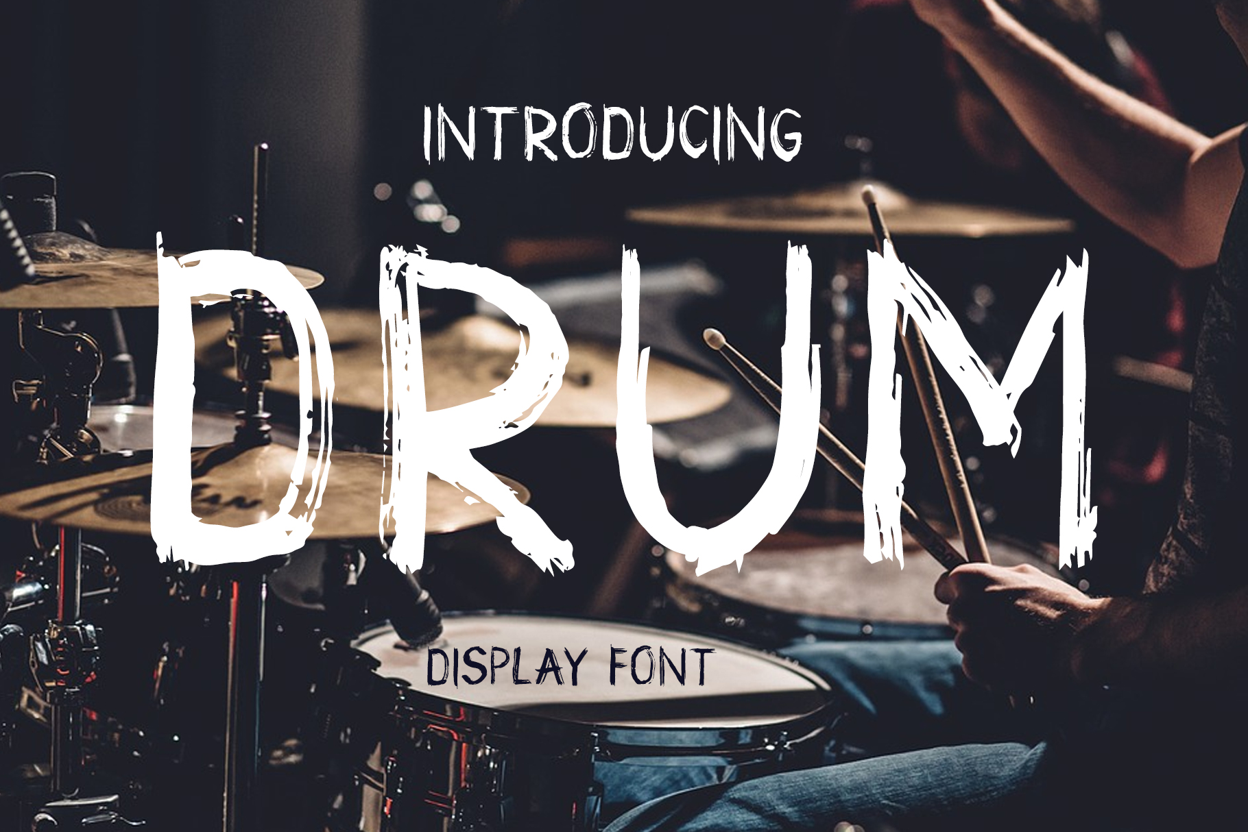 Drum: The Grunge Typeface for Bold Editorial Design