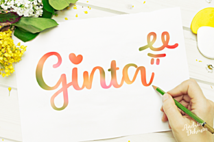 Ginta: A Fun Script Font for Authentic Brand Identities