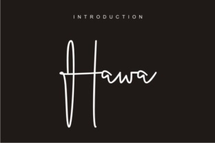Hawa: The Premium Script Font for Modern Web Design