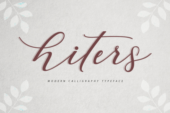 Hiters: The Elegant Script Font That Transforms Small Business Branding