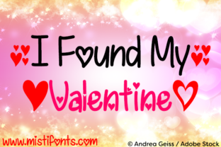 I Found My Valentine: A Premium Script Typeface for Editorial Design