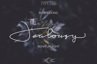 Jealousy: A Handwritten Typeface for Elegant Editorial Design
