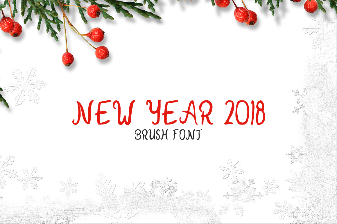 New Year 2018: A Handwritten Font for Authentic Business Branding