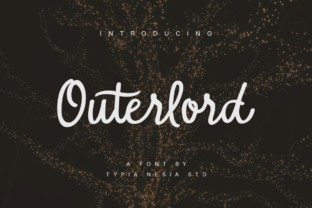 Outerlord: The Edgy Script Font That Elevates Handmade Branding