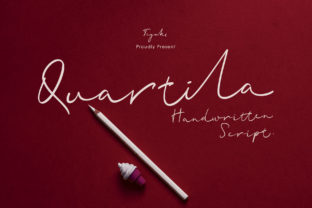 Quartila: A Luxurious Handwritten Script for Modern Branding