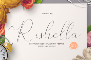 Rishella: A Premium Script Typeface for Editorial Elegance