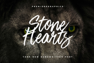 Stone Hearts: A Handwritten Typeface for Braver Editorial Design