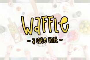 Waffle: A Playful Script Font for Vibrant Brand Identity